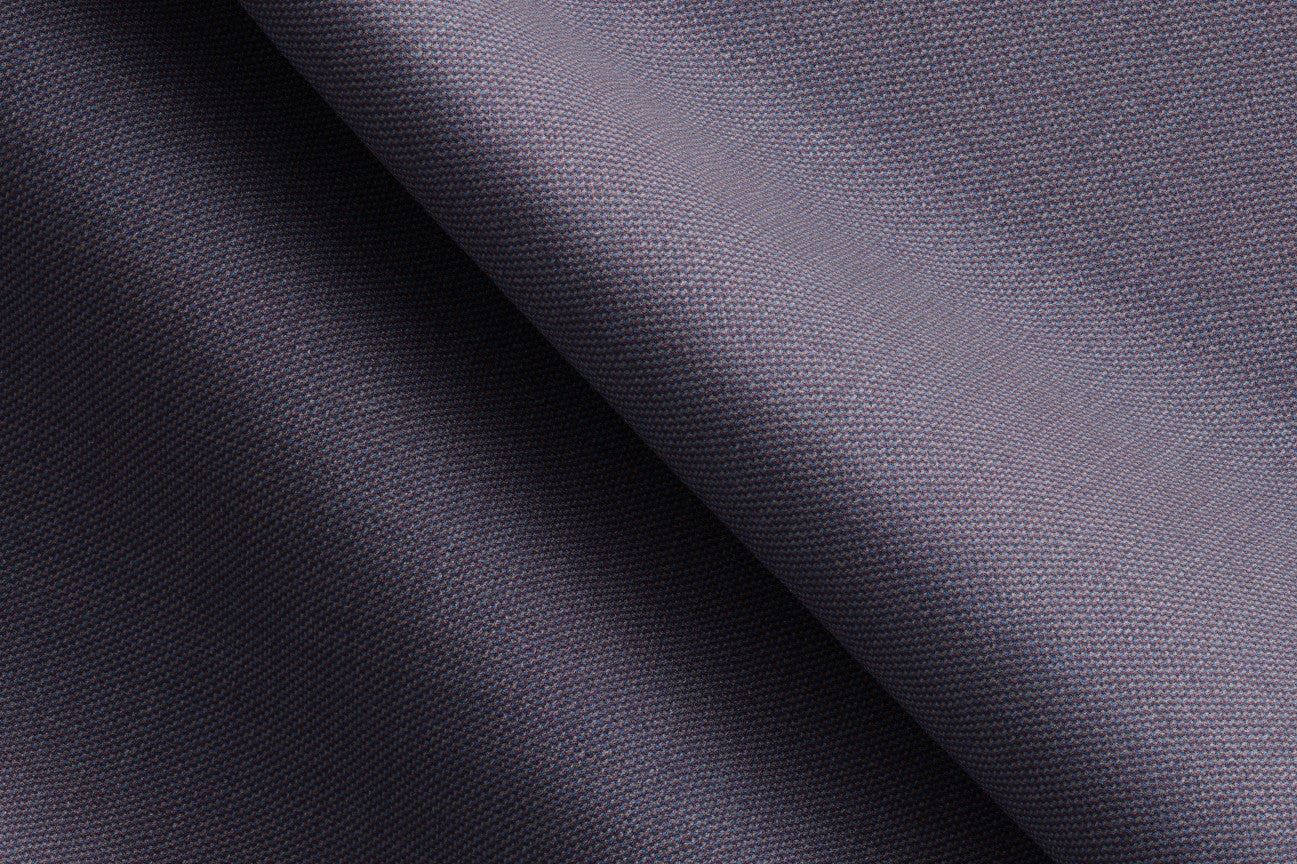 Pantalone su misura lana e seta 150s viola Caccioppoli