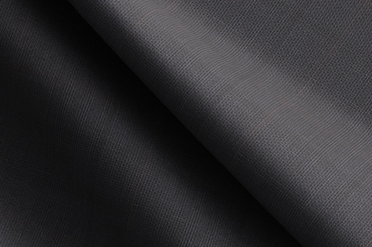 Gilet su misura lana 150s grigio Loro Piana