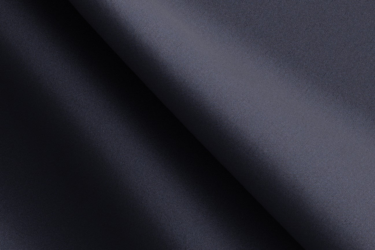 Gilet su misura lana e seta 150s blu Caccioppoli