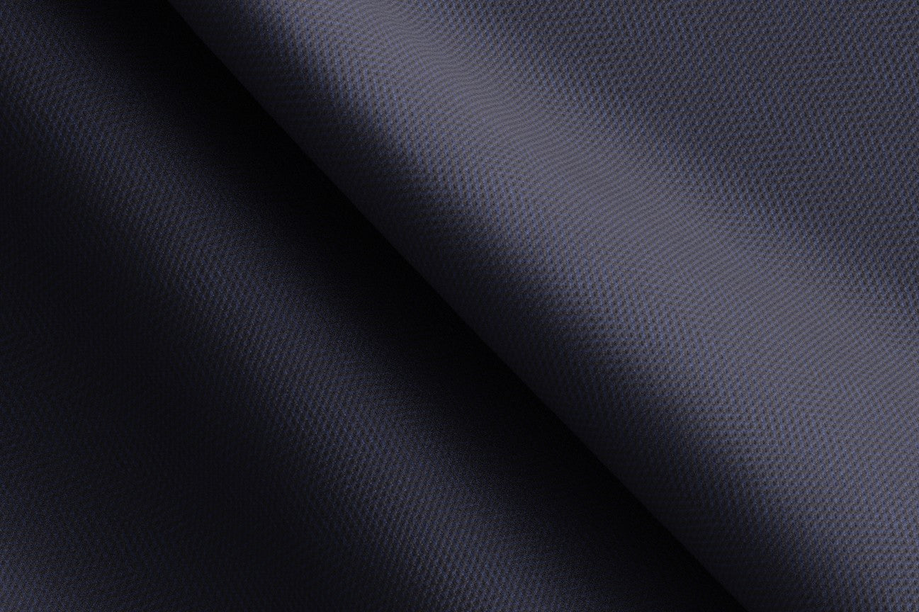 Costume sur mesure en laine 110s bleu Canonico
