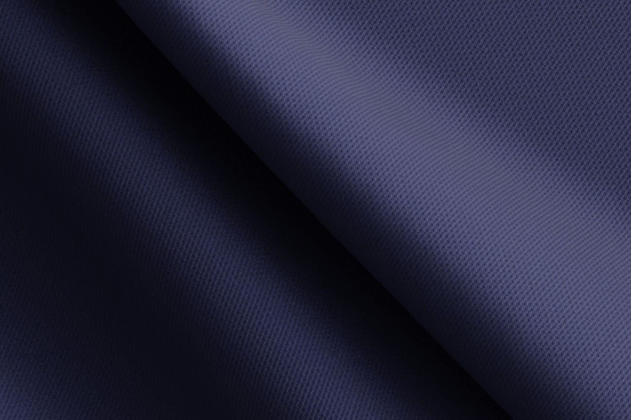 Costume sur mesure en laine 110s bleu Canonico