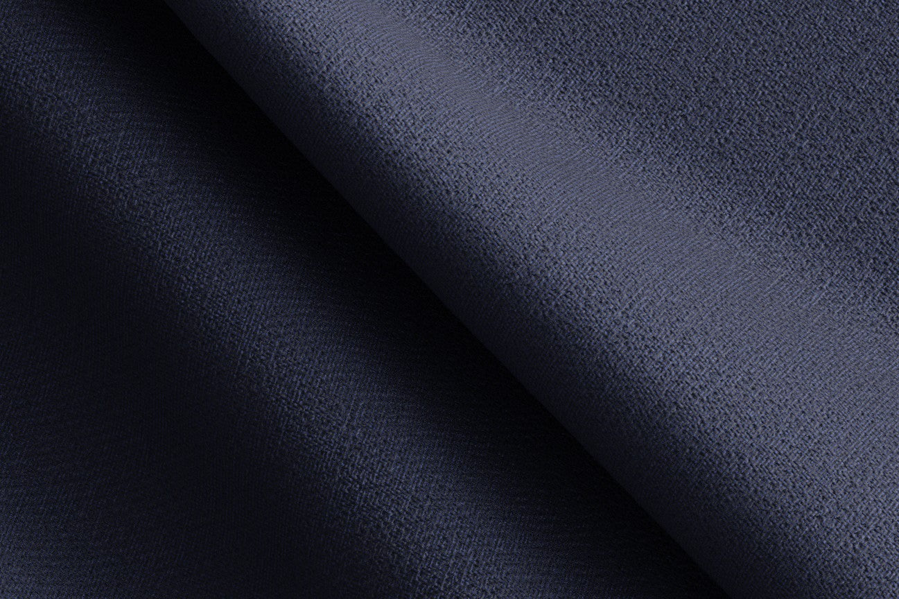 Pantalone su misura lana e seta 150s blu Caccioppoli