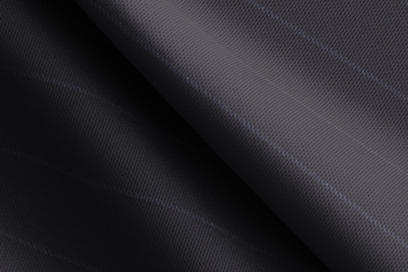 Costume sur mesure en laine 110s bleu Canonico
