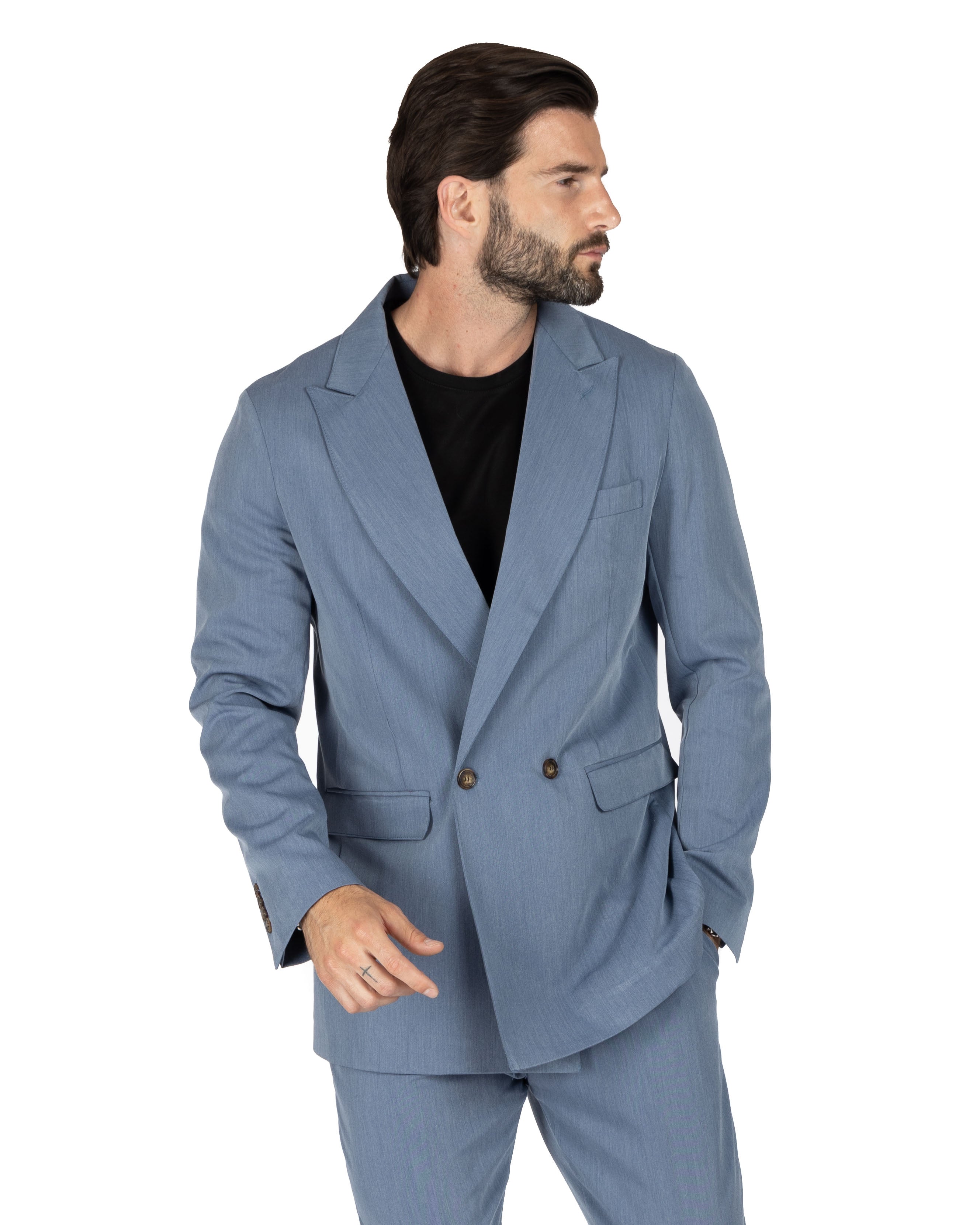 Italian 2.0 - veste à double boutonnage avion 