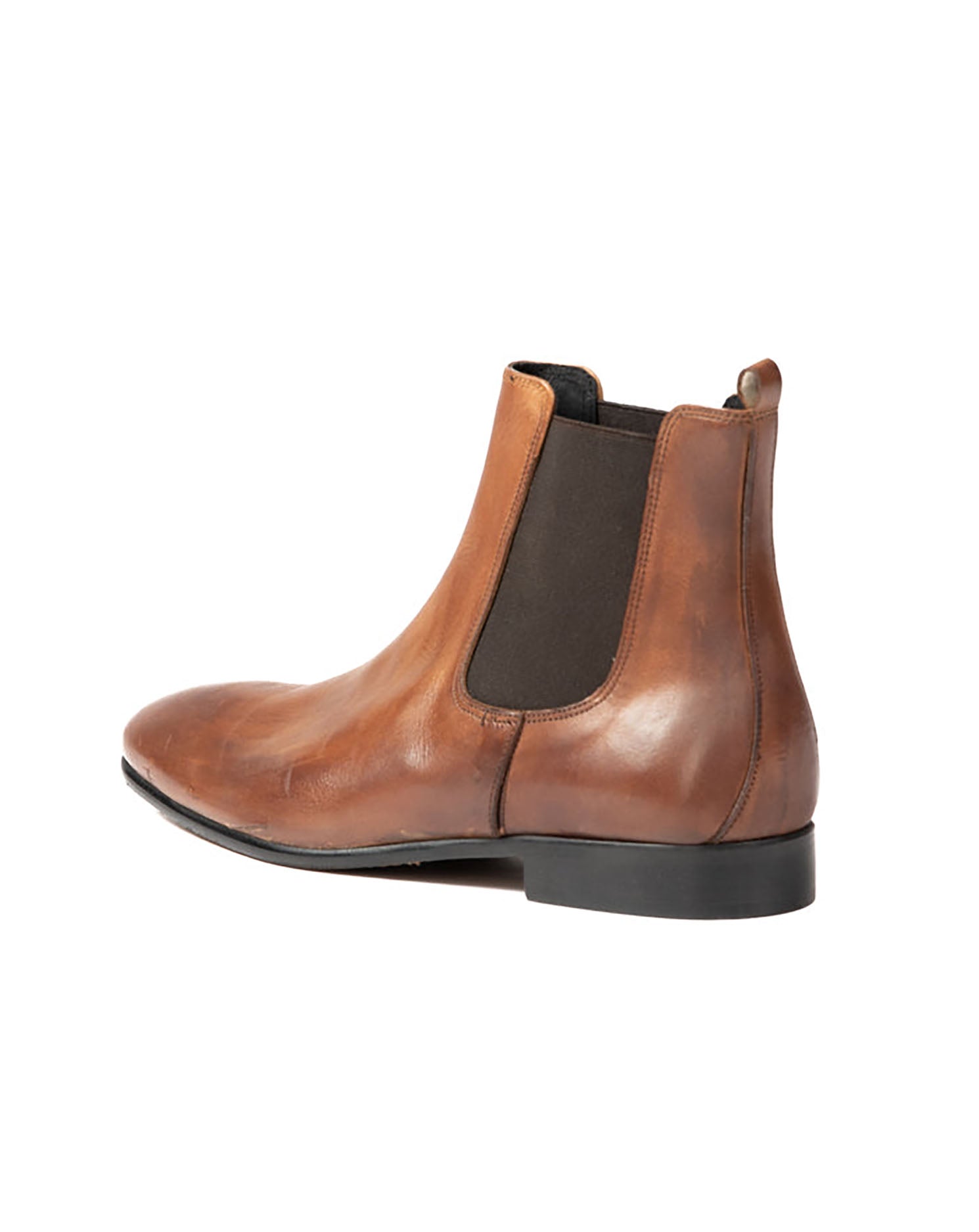 Dre - brown leather chelsea boots