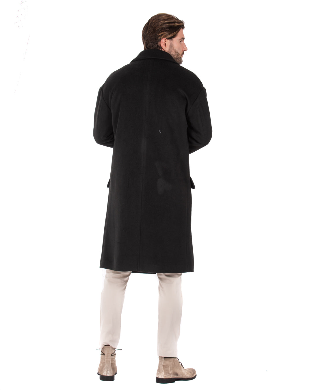 Brian - manteau oversize noir