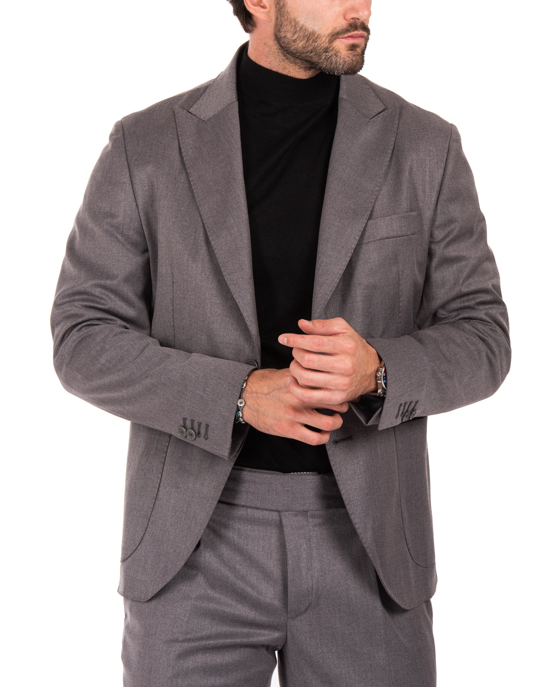 Bond - gray double stitched jacket