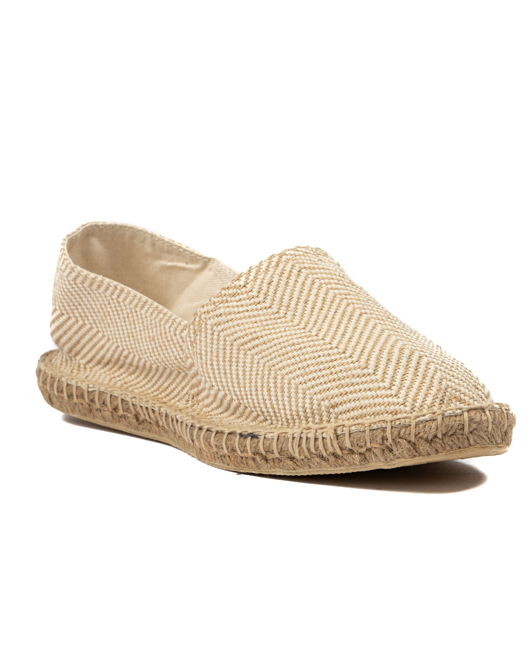 ESPADRILLES TISSÉES CRÈME