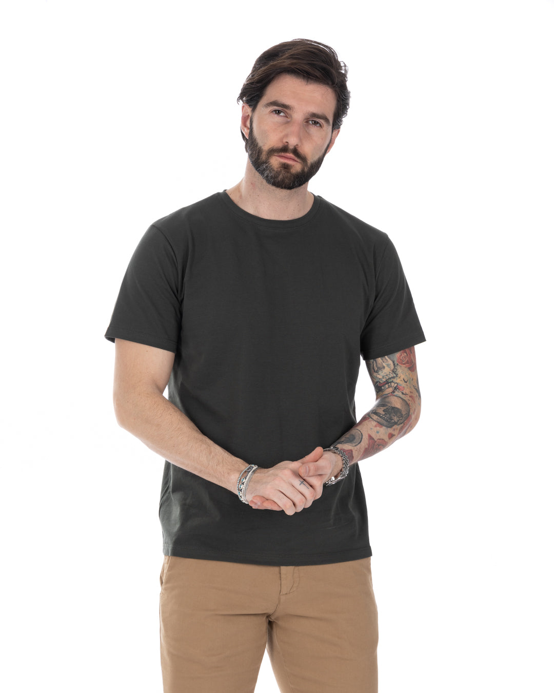 Harry - t-shirt militaire en coton stretch