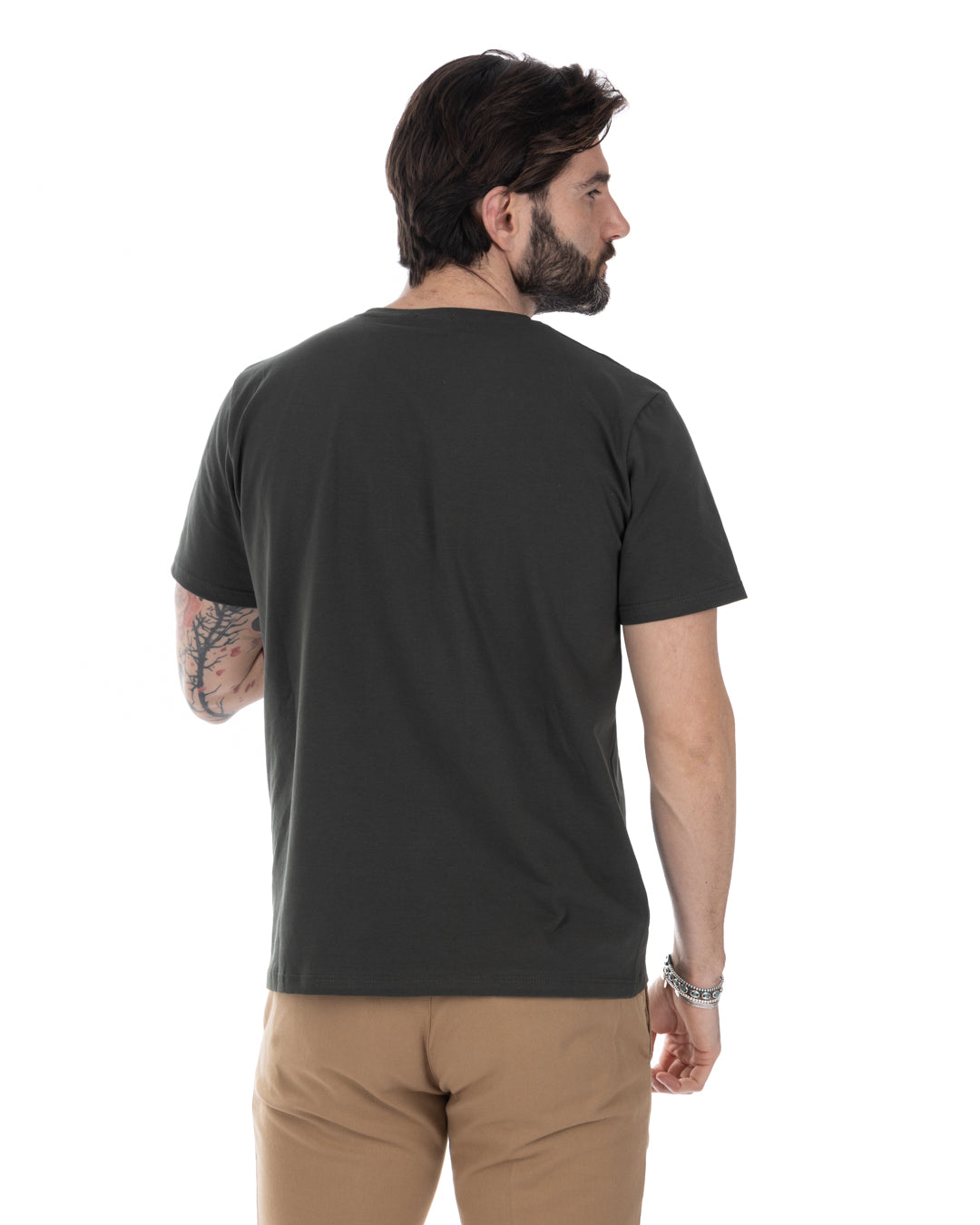 Harry - t-shirt militare in cotone stretch