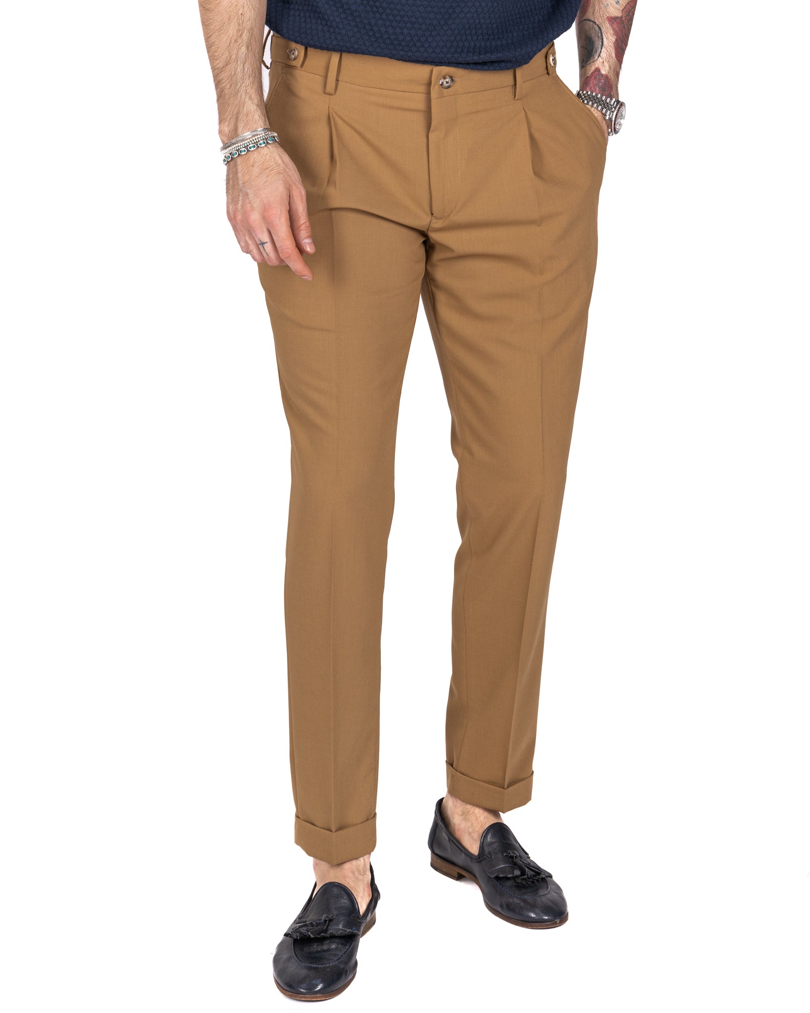 Milan - basic beige trousers