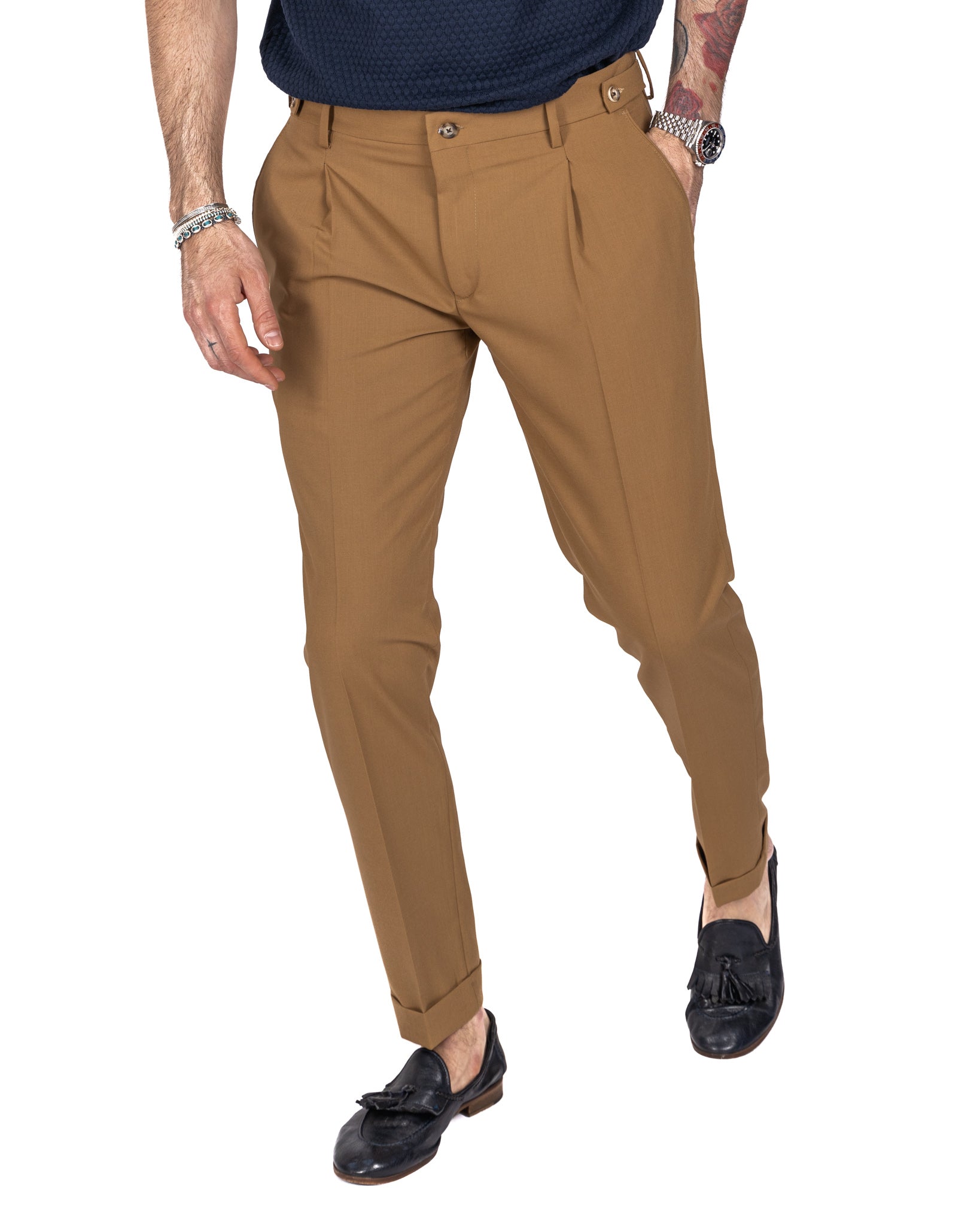 Milan - basic beige trousers