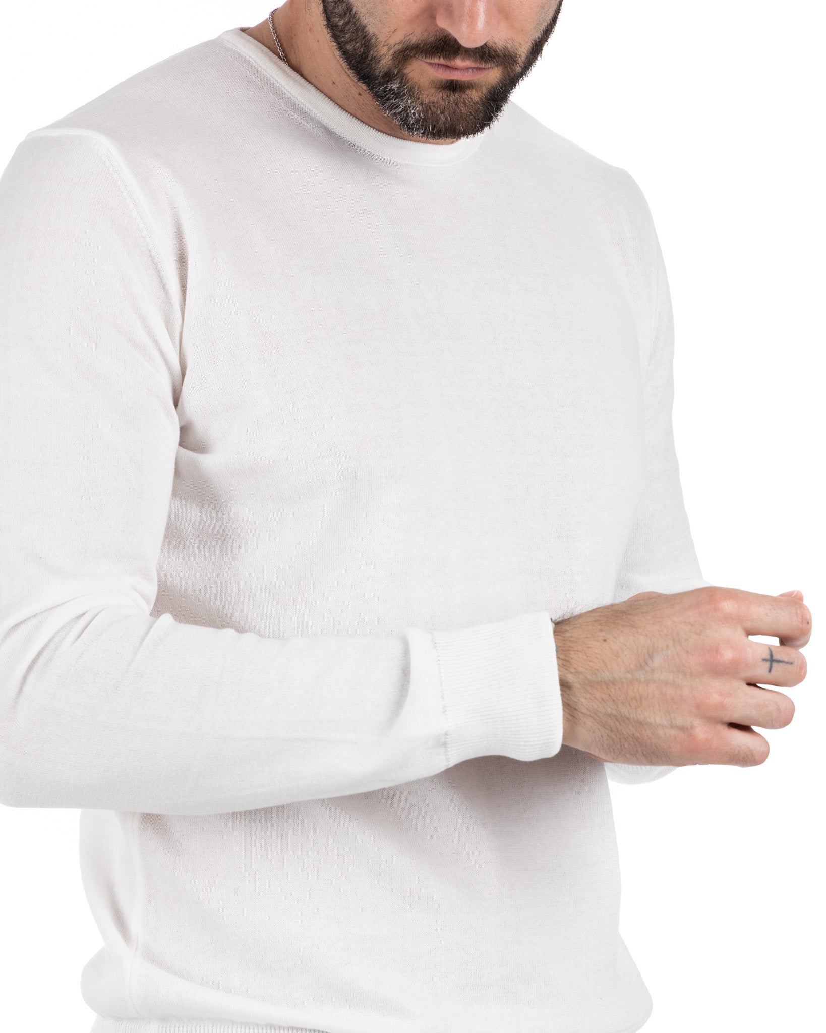 Daniil - cream cotton sweater